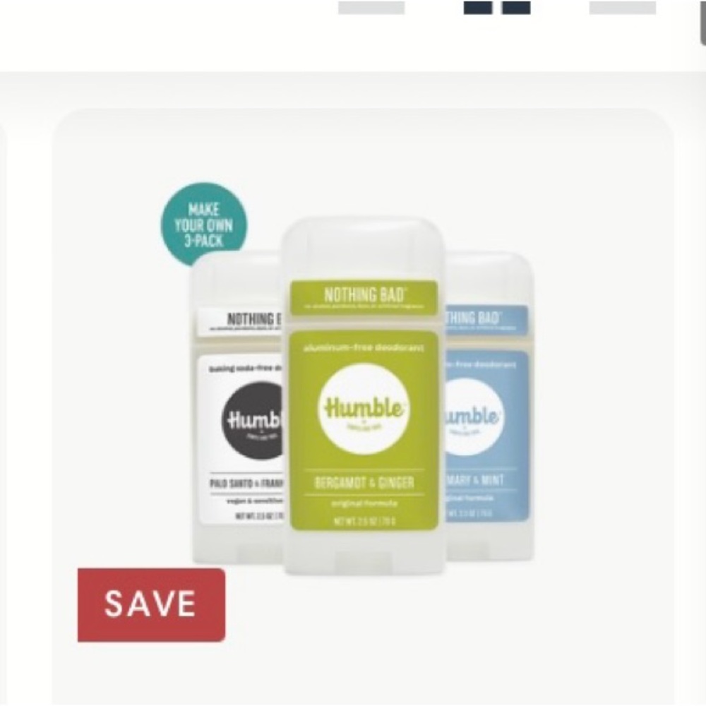 Humble Deodorant Multiple Package Unisex